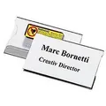 25 DURABLE Namensschilder mit Magnet 7,5 x 4,0 cm