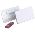 DURABLE - Namensschild - für 40 x 75 mm - Magnet - durchsichtig (Packung mit 25)