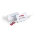 DURABLE Namensschild 25ST 40x75mm 8116 19 magnetisch
