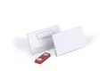 Durable Namensschild mit Magnet 40 x 75 mm - Abzeichen - Landschaft - PVC - Transparent - 75 mm - 40 mm