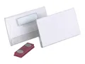 Durable Namensschild - für 40 x 75 mm - Magnet - durchsichtig (Packung mit 25)