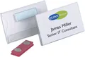 DURABLE Namensschilder mit Magnet 75 x 40 mm transparent 25 Schilder