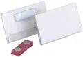 DURABLE Namensschilder, mit Magnet, 75 x 40 mm, transparent