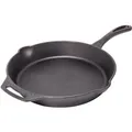 Petromax Feuerpfanne FP30-T Schwarz mit Stiel Gusseisen Ø 30 cm