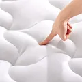 Kühlende Matratzenauflage für QueenSizeBetten, gesteppt, maschinenwaschbar, w...