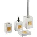 Badaccessoires Set 4-teilig Kourou Keramik Beige