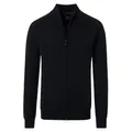 CASAMODA Strickjacke Basic (1-tlg) Strickjacke - Baumwolle - Atmungsaktiv - Reine Pima-Baumwolle schwarz S