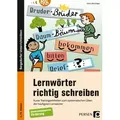 Lernwörter richtig schreiben