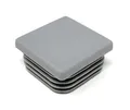 Design61 10x Vierkant Rohrstopfen Lamellenstopfen 40x40 mm mit Lamellen für