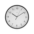 Hama Wanduhr Elba, Ø 25 cm, ohne Ticken, Schwarz