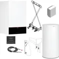 VIESSMANN Gas-Brennwert-Therme Vitodens 200-W, 25 kW, Vitocell 100-V 200 l, HMI 3,5, Aufputz, ATS"
