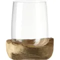 Leonardo Windlicht 27 cm Glas Braun