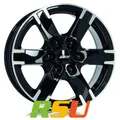 Alutec Titan diamant-schwarz frontpoliert 8x18" ET38 LK6 114.3 ML 66.1 Alufel...