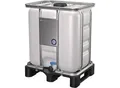 IBC-Container mit UN-Zulassung, Volumen 300 l, natur, auf Kunststoffpalette kaiserkraft