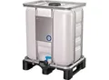 IBC Container, 300 Liter, säurebeständig, unterfahrbar, stapelbar, UN-Zulassung, HDPE, B 800 x T 600 x H 996 mm, natur