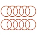 10pcs Silikon O-Ring 45mmx40,2mmx2,4mm VMQ Dichtring Dichtungsring Dichtung rot