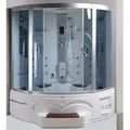 XXL Luxus LED Dampfdusche +Whirlpool Kombi Duschtempel Komplettdusche 2024 Ozon