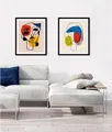 queence Bild Patrischa, Abstrakt, Figuren, Gemälde, Gesicht, Kunst, Modern (1 St), HD Premium Poster-Druck inkl. Holzrahmen