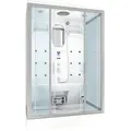 Dusche Duschkabine D27-eh-ec-ea Duschtempel Sauna 140x90 Cm Mit 2k Scheiben Versiegelung