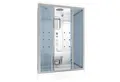 AcquaVapore Dampfdusche AcquaVapore Dampfdusche Sauna Dusche Duschkabine D27-EH-ALL 140x90 cm, Sicherheitsglas ESG, Höhenverstellbar, Mit Bauanleitung, Mit Beleuchtung, Mit Spiegel, Gehä