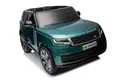 Kinderfahrzeug - Elektro Auto Land Rover Range Rover 2 Sitzer - 12V14AH, 4 Motoren- 2,4Ghz, Bluetooth, Ledersitz+Eva+Lackiert (Grün)