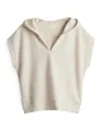 OPUS Damen Sweatshirt | GINSI Regular Kapuzenshirt aus Bouclé Sweat Natural Glaze, 44