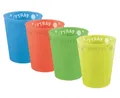 5201184964613 KUBEK PLAST 250ML MIX KOL GO OP4SZT 096461 GODAN