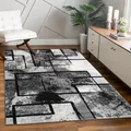 Teppich "Mondial 101", rechteckig, 13 mm Höhe, Kurzflor, modernes abstraktes Design grau 13 mm B: 240 cm 1 St. - 13 mm