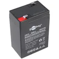 Goobay 16070 Blei Akku 6V - 4000mAh / Blei Akkumulator max. 4Ah / 6 Volt Bleiakku / Batterie USV Anlage für Notstrom Alarmanlage Notbeleuchtung