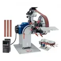 VEVOR Bandschleifmaschine, 72 x 2 Zoll Bandpolierer mit variabler Geschwindigkeit und VFD, 1500 W Messerschärfer mit 3 Schleifformen und 3 Schleifbä