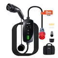 VEVOR Mobile Wallbox 11kW 16A Typ2 Ladestation 8m Ladekabel 3-Phasig CEE-Stecker