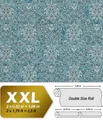 EDEM 6001-95 Barock Tapete Ornament glitzernd türkis silber petrol 10,65 m2