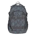 BOLD Lässig Schulrucksack mit Reflektoren und höhenverstellbarem Rückenteil/School Backpack Bold Spots blue