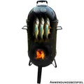Grillofen & Räucherofen Grilltonne Grill mit Thermometer Räuchertonne Smoker
