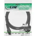 INLINE Netzkabel für Notebook, 3pol Kupplung, schwarz, 3m