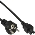 InLine Netzkabel für Notebook 3pol Kupplung schwarz 3m