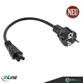 InLine Netzkabel für Notebook 3pol Kupplung schwarz 3m