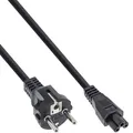 InLine® Netzkabel für Notebook, 3pol C5 Kupplung, schwarz, 3m