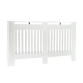 Toboli Heizkörperverkleidung Weiß 172x19x82cm MDF Heizkörperabdeckung Heizung
