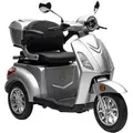 Nova Motors Elektromobil Bendi, 1200 W, 20 km/h, (mit 2 Akkupacks) silberfarben