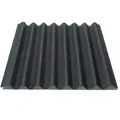 Onduline - Bitumenwellplatte Easyline 100 X 76 Cm 2,6 Mm Schwarz Kunststoffbedachung