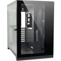 C-703 Vision , Tower-Gehäuse schwarz, Tempered Glass x 2