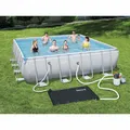 Solar-Poolheizmatt Schwarz 110 x 171 cm PVC Schwimmbadmatte Rechteckige Poolmatt