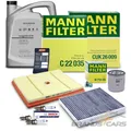 MANN INSPEKTIONSPAKET FÜR AUDI A3 Q2 SEAT SKODA VW GOLF 7 T-ROC TOURAN 1.0 TSI