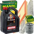 MANN FILTER INSPEKTIONSPAKET+5L MOTUL 5W30 MOTORÖL für AUDI A3 VW GOLF 7 TOURAN
