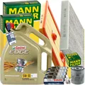 MANN INSPEKTIONSPAKET+1x5L CASTROL 5W30 MOTORÖL passend für VW GOLF 7 TOURAN 5T