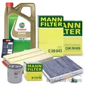 MANN INSPEKTIONSPAKET FÜR AUDI A3 SEAT LEON SKODA VW GOLF 7 8 TIGUAN 1.0 1.5 TSI