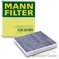 MANN-FILTER INNENRAUMFILTER AKTIVKOHLE FÜR AUDI A3 8V BJ 12- Q2 BJ 16- TT FV 14-