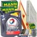 MANN INSPEKTIONSPAKET+1x5L TOTAL 5W30 MOTORÖL passend für VW GOLF VII TOURAN 5T