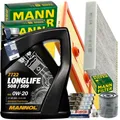 MANN INSPEKTIONSPAKET+1x5L MANNOL 0W-20 MOTORÖL passend für VW GOLF 7 TOURAN 5T